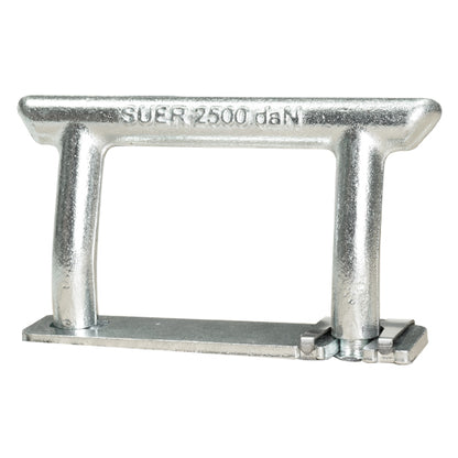 Lashing brkt, galv., w/ strap and SL securing device, 2500 daN