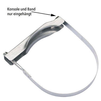 Air vessel holder, 2-part, pre-assembled, Ø 310 mm