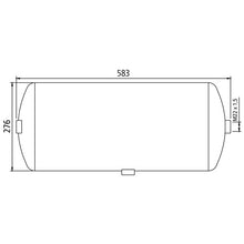 Compressed air tank, sheet stl., 30 litres, 276 × 583 mm