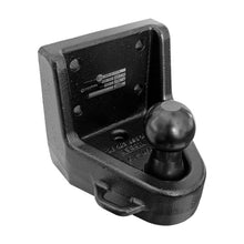 Bolt-on plate w/ ball neck, stl., support load 150 kg