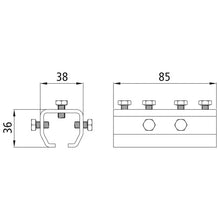 Connecting sleeve f. profile 100/type 21, galvanised