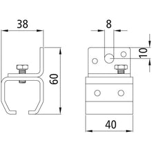 Wall mtg. sleeve f. profile 100/type 21, galvanised