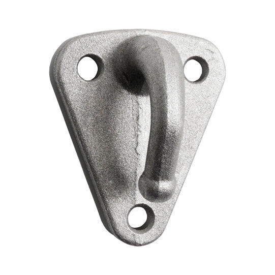 Three-hole tarpaulin hook, large, hot-dip galvanized