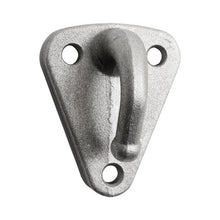 Three-hole tarpaulin hook, large, hot-dip galvanized