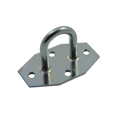 Bracket cramp, clear width 25 mm, rigid, galvanized