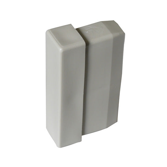 Ändpluggar, plast, grå, för instickning