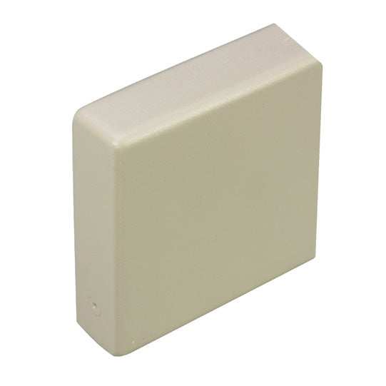 End plugs, plastic, grey, push-fit