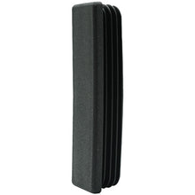 End plugs, plastic, black, f. insertion