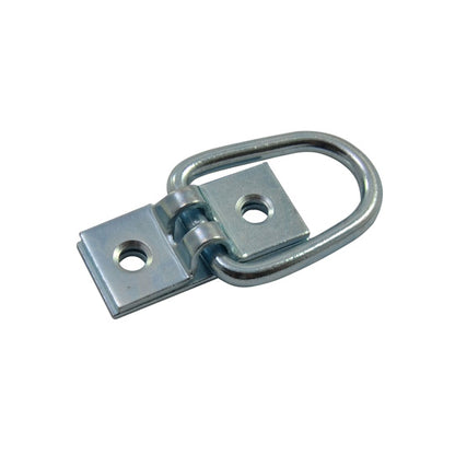 Bracket cramp 45 mm, hinged, galvanized, inch-approved