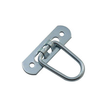 Bracket cramp 37 mm, hinged, galvanised, inch-approved