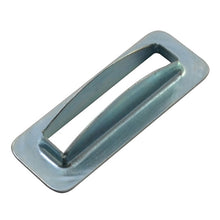 Rectangular slotted eyelet 38 x 8 mm, H 10.3 mm, galv.
