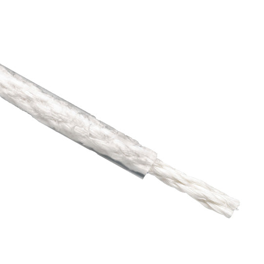 Tarpaulin rope w/ sisal inlay, Ø 8 mm, transparent plastic, 100