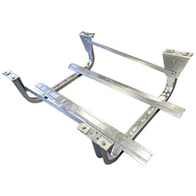 Spare wheel holder for 2 wheels, hot-dip galvanized