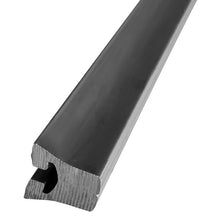 Impact protection profile w/ groove, PVC, 34 x 38 mm, 3000 mm,