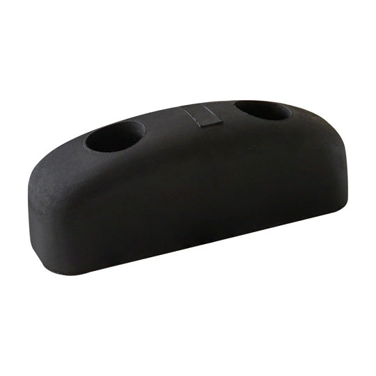 Rubber bumper 125 x 40 x 45 mm