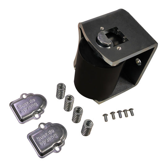 Impact buffer w/ 1 roller, horizontal, supplied loose in parts