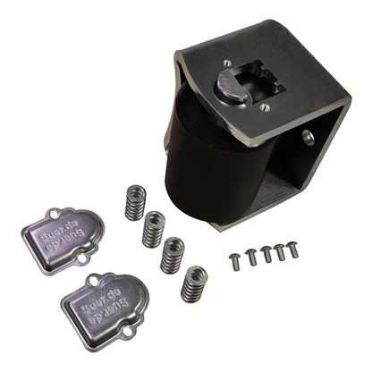 Impact buffer w/ 1 roller, horizontal, supplied loose in parts