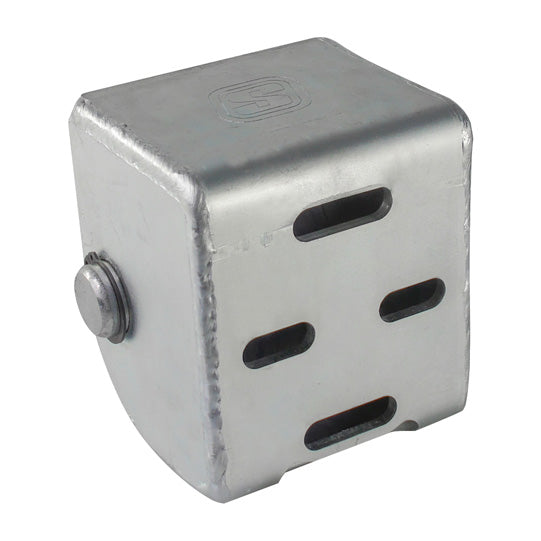 Suer bumper w/ 1 rubber roller, w/ Suer logo, galvanised