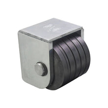 Suer bumper w/ 1 rubber roller, w/ Suer logo, galvanised