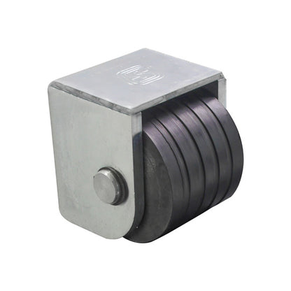 Suer bumper w/ 1 rubber roller, w/ Suer logo, galvanised