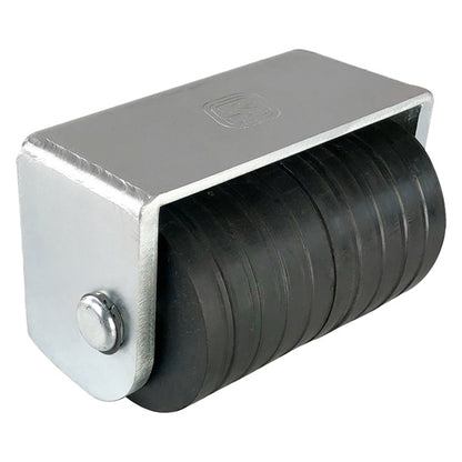 Suer bumpers w/ 2 rubber rollers, w/ Suer logo, galvanised