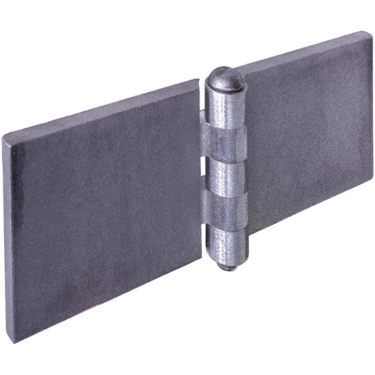 Door hinge, straight, 60 x 80 x 6 mm, untreated