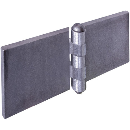 Door hinge, straight, 60 x 80 x 6 mm, untreated