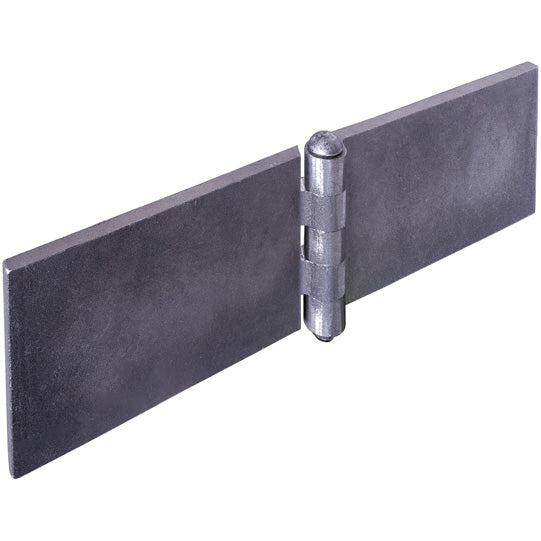 Door hinge, straight, 60 x 120 x 6 mm, untreated
