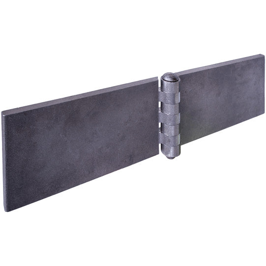 Door hinge, straight, 70 x 120 x 6 mm, untreated