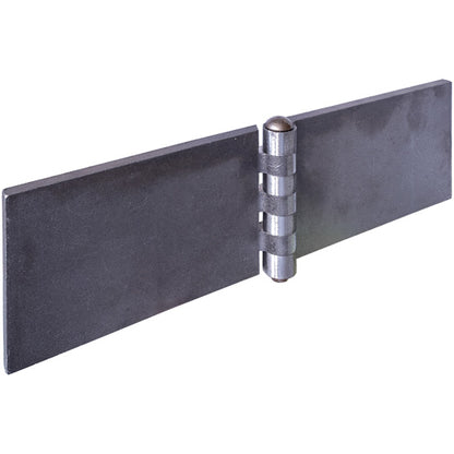 Door hinge, straight, 80 x 120 x 6 mm, untreated