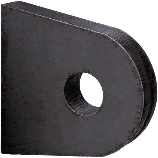 Hinge hinge bearing eye, 49 x 50 x 10 mm, 12.5 mm bore, raw