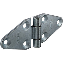 Side door hinge, galvanised, L=140 mm, W=50 mm, H=6.5 mm