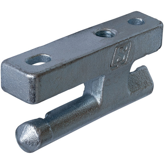Suer hinge pin, like 6541N, tie rod hole M12, galvanised