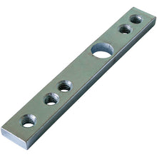 Threaded plate 7 mm, galvanised, hole spacing 75/95 mm, M8