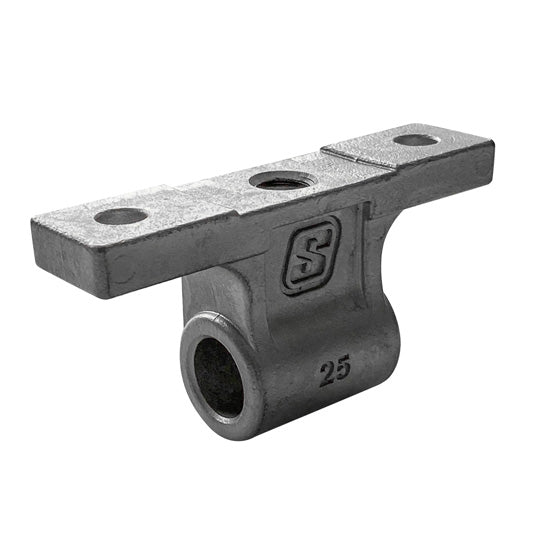 Suer hinge bearing, 25/30, tie rod hole M12, SS