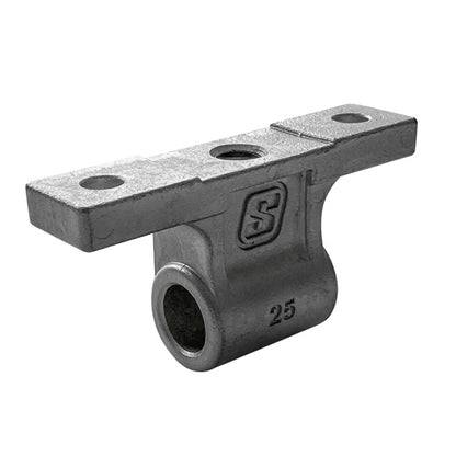 Suer hinge bearing, 25/30, tie rod hole M12, SS