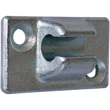 Hinge bearing f. case lid hinge, galvanised stl.