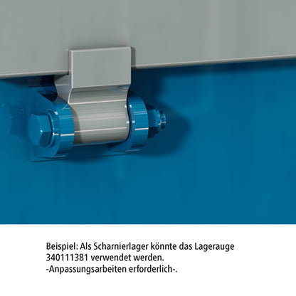 Hinge bearing, raw stl.