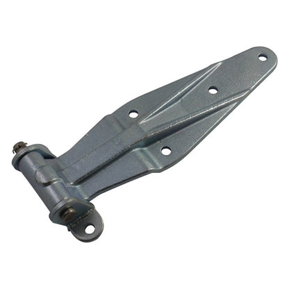 Door hinge, galvanised, 305 x 90 mm, w/ bracket and pin