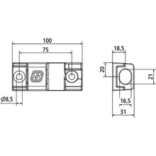 Suer hinge bearing, like 6540N/65400N, SS