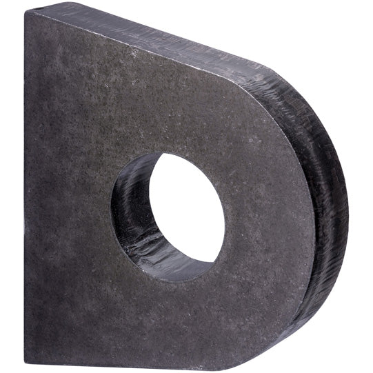 Hinge hinge bearing eye, 49 x 43 x 10 mm, 16.5 mm bore, raw