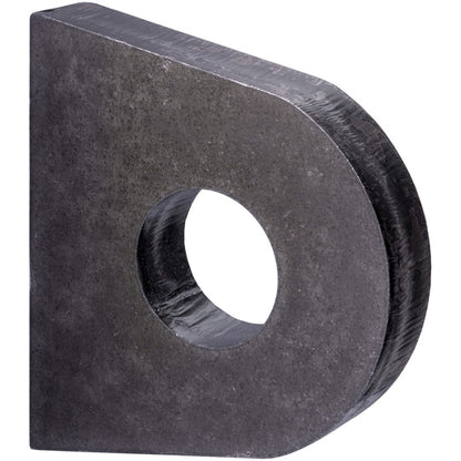 Hinge hinge bearing eye, 49 x 43 x 10 mm, 16.5 mm bore, raw