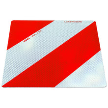 Parking warning sign, 282 x 282 mm, pointing left