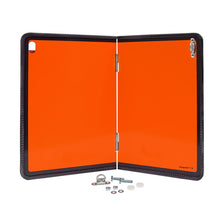 ADR board, type I, hinged, 400 x 300 mm, with KS