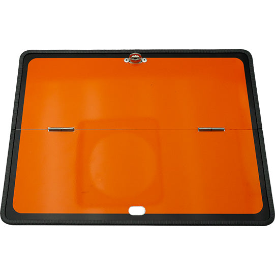 ADR board, type I, horizontally hinged, 400 x 300 mm, w/ KS