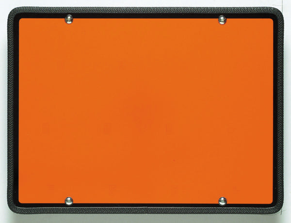 ADR board, type I, rigid, 400 x 300 mm, with KS and holder