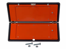 Number plate, type I, hinged, 400 x 300 mm, w/ KS, w/ number se