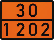 Double warning sign, type I, 400 x 300 mm, w/o KS 33/1203