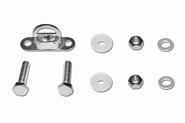 Complete mounting kit for warning signs