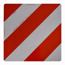Parking warning sign, L and R, type II, rigid, 423 x 423 mm, w/